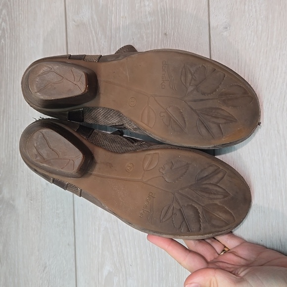 Dansko Women Marcia Ankle Leather Mule Clog shoes boots sz 39/8.5-9 - Picture 14 of 16